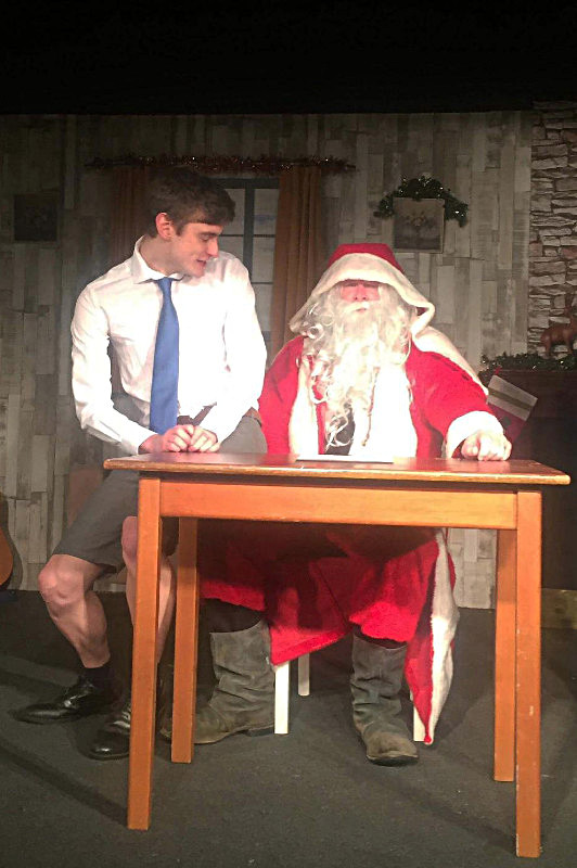 Tales of a Whimsical Christmas - Godfather Christmas with Joe (as the Kid) and Ian (as Don Santa)