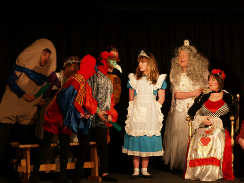 Alice's Adventures in Wonderland - Humpty Dumpty, Cook, Dodo, Lory, Knight, Alice, White Queen and Queen of Hearts