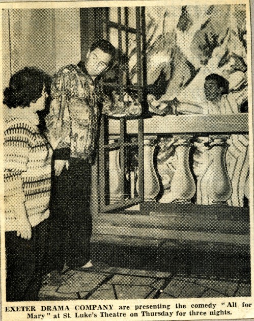 All for Mary - Newspaper Photograph