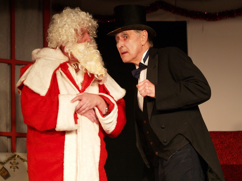Carry on Till Christmas - Father Christmas and Scrooge