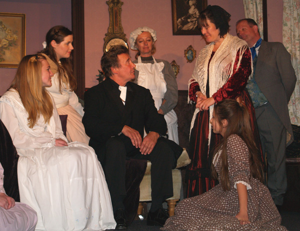 Little Women - Beth March, Meg March, Mr March, Hannah, Mrs March, Amy March and Mr Laurence