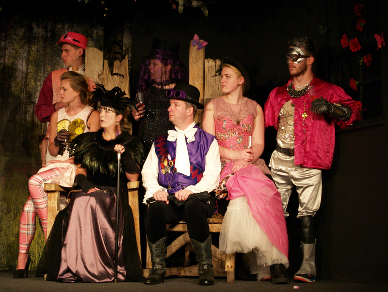 Midsummer Night's Dream - Demetrius, Helena, Hippolyta, Dame Egeus, Duke Theseus, Hermia and Lysander