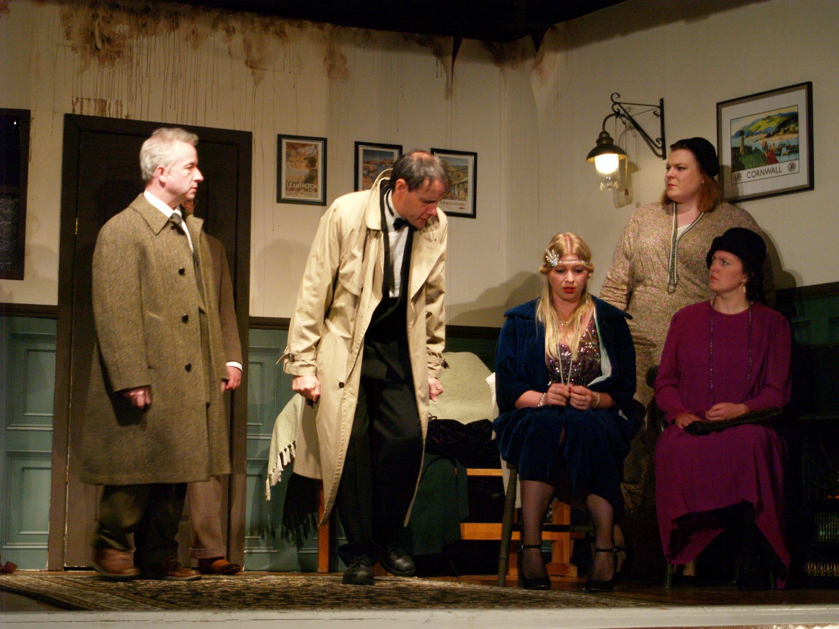 John Sterling (Doug Thomson), Herbert Price (Aimery Martin), Julia Price (Charlotte Guy), Elsie Winthrop (Kaitlin Nixson) & Peggy Murdock (Natasha Zoutenbier)