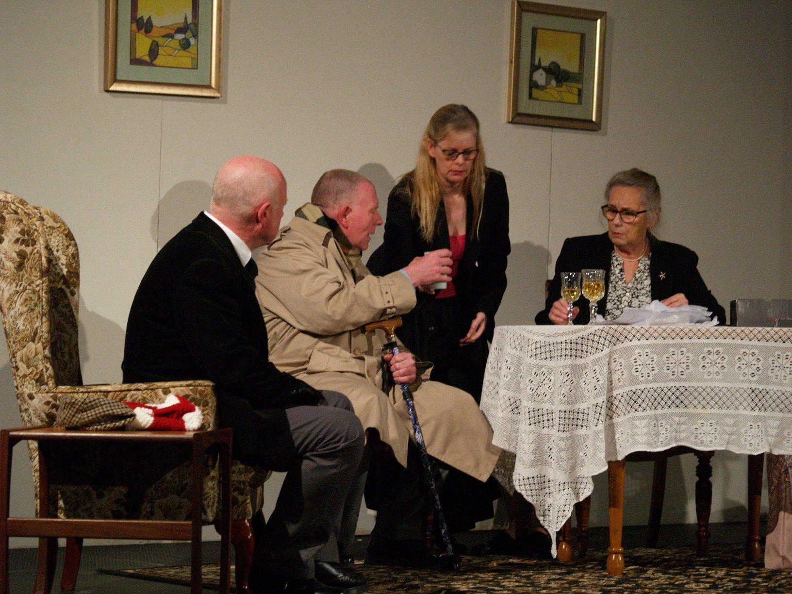 Mike (Graham Setter), Alf (Andy Smith), Kathy (Lynda Anning) & Ann (Debbie Collins)