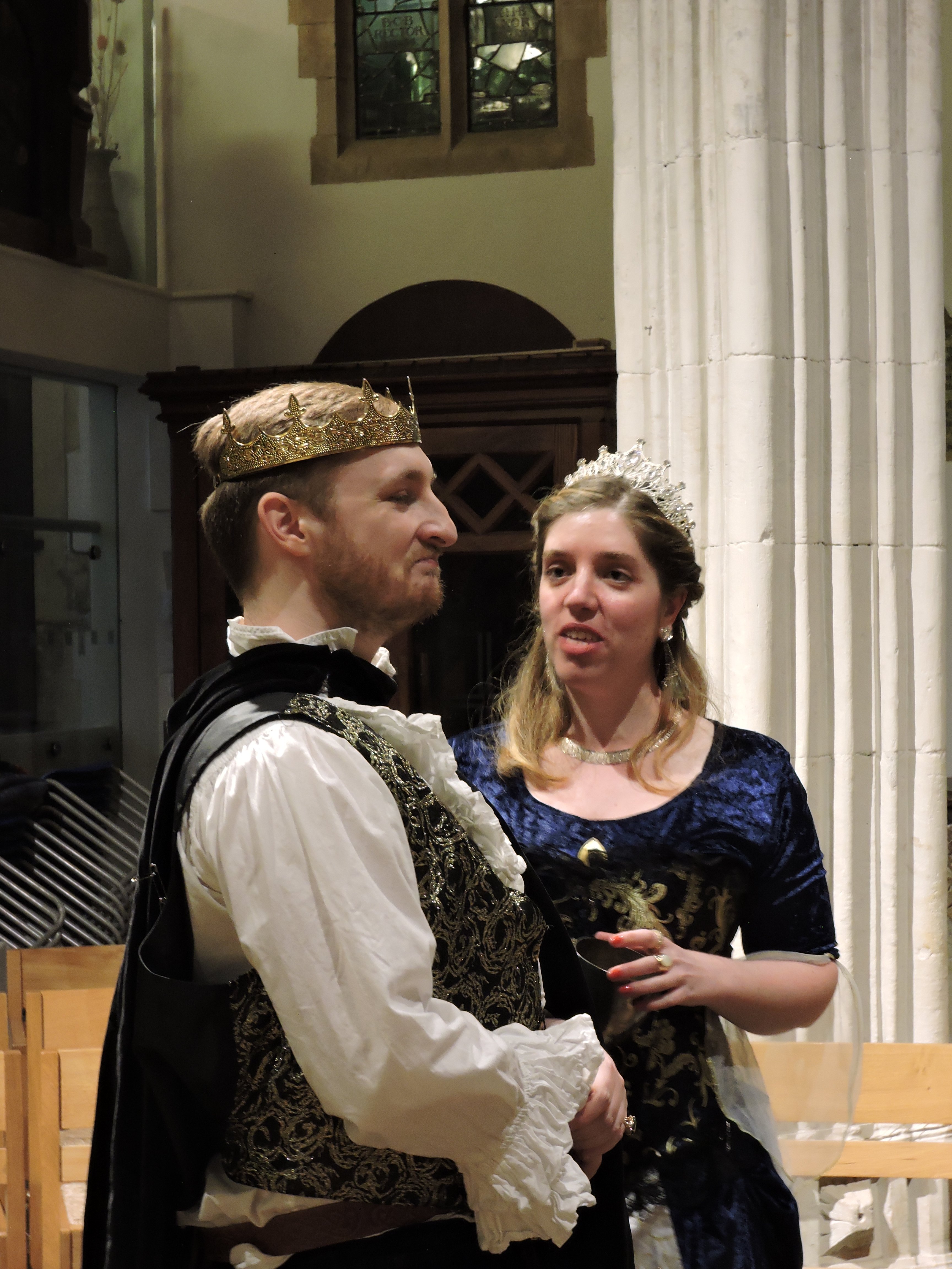 Edward II (Jack Harding), Queen Isabella(Clem Bernard)