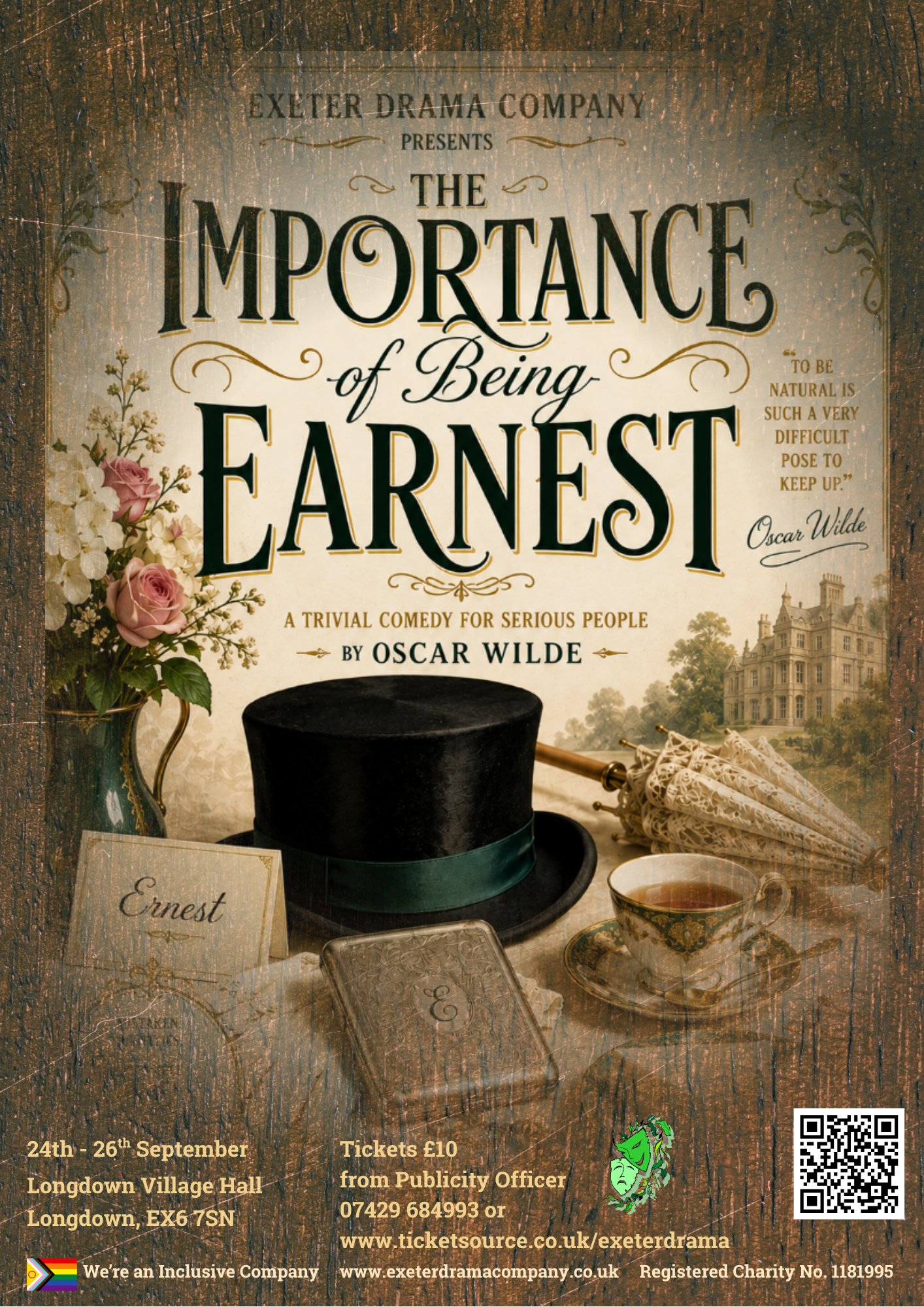 The Importance of Being Earnest poster