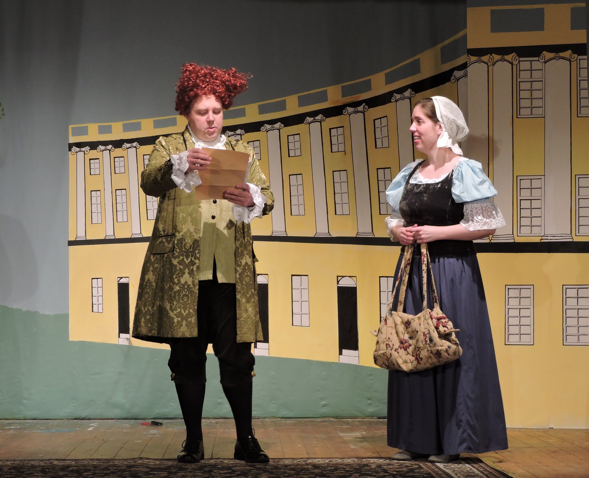 Sir Lucius O'Trigger & Lucy (James & Clem)