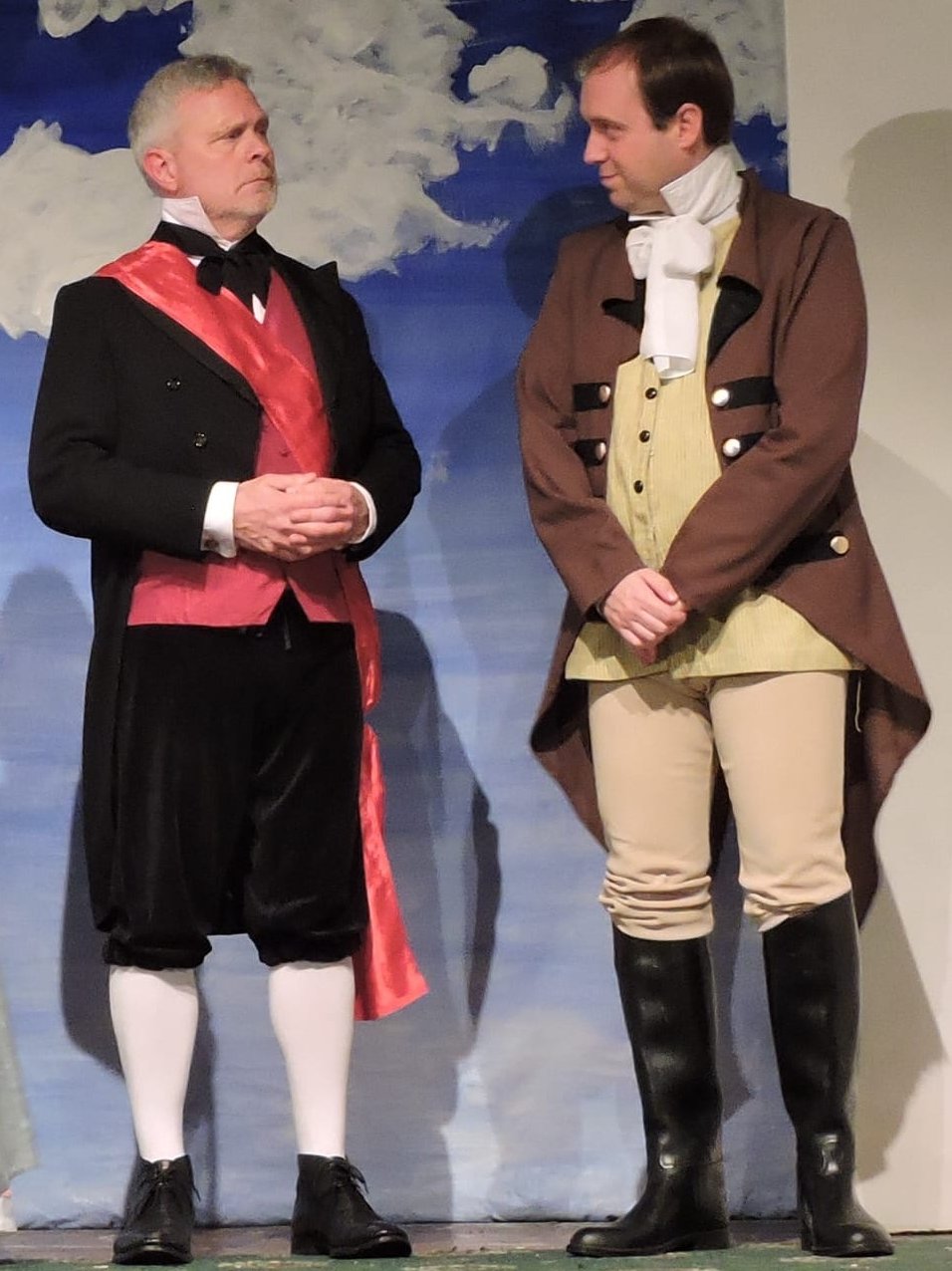 Lord Steyne (Mark Goddard) & Rawdon Crawley (Ric Hutton)